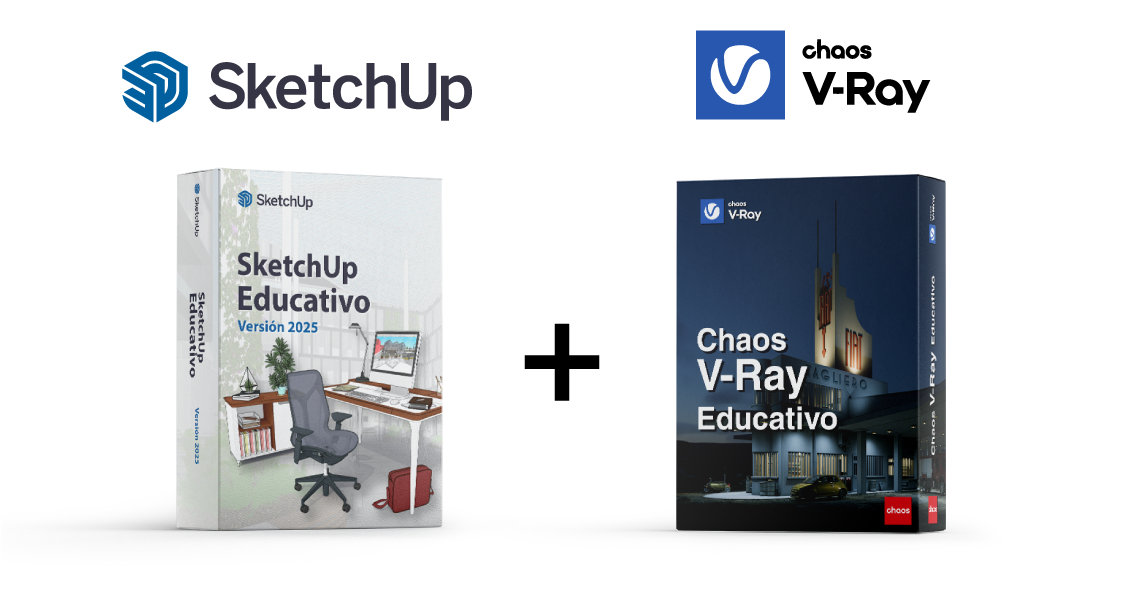 V-Ray educativo + SketchUp educativo