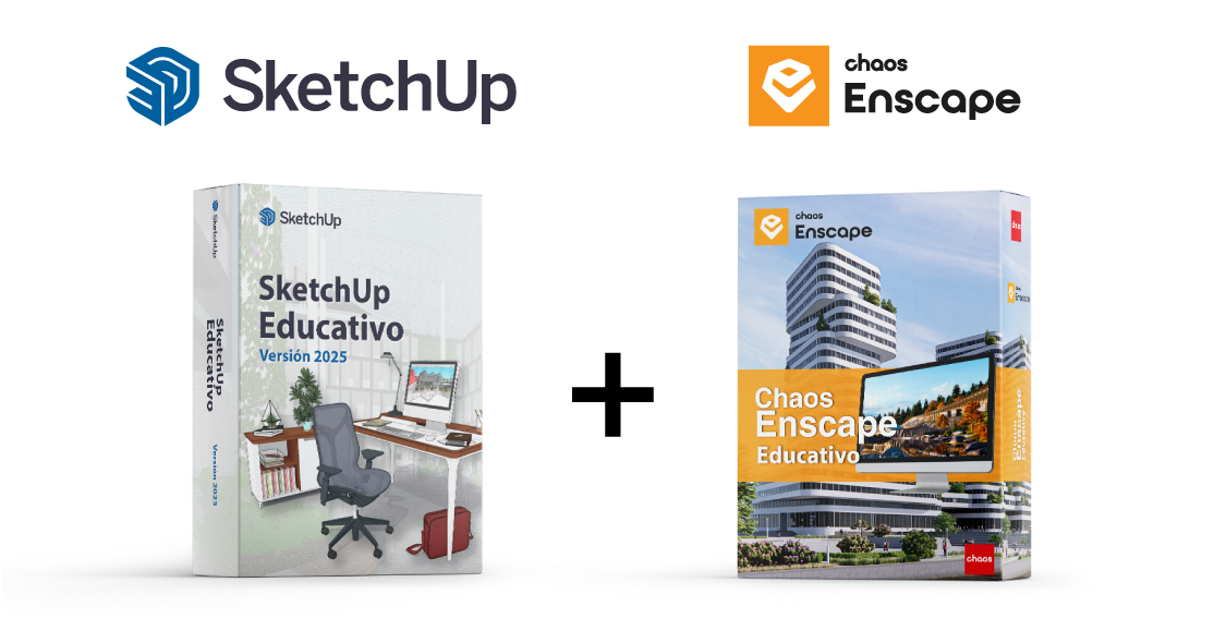 SketchUp educativo + Enscape educativo